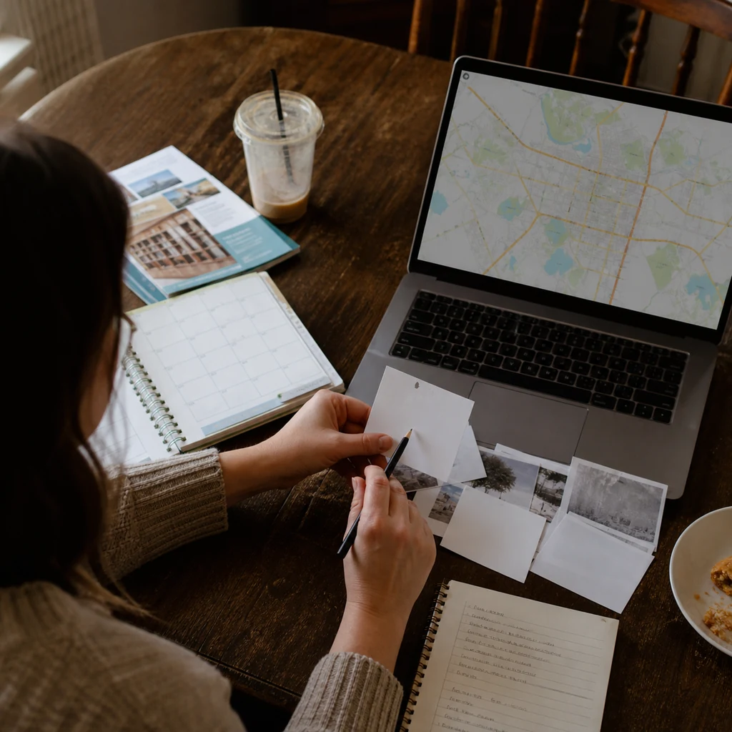 A mom researching local options and assembling a useful planning packet